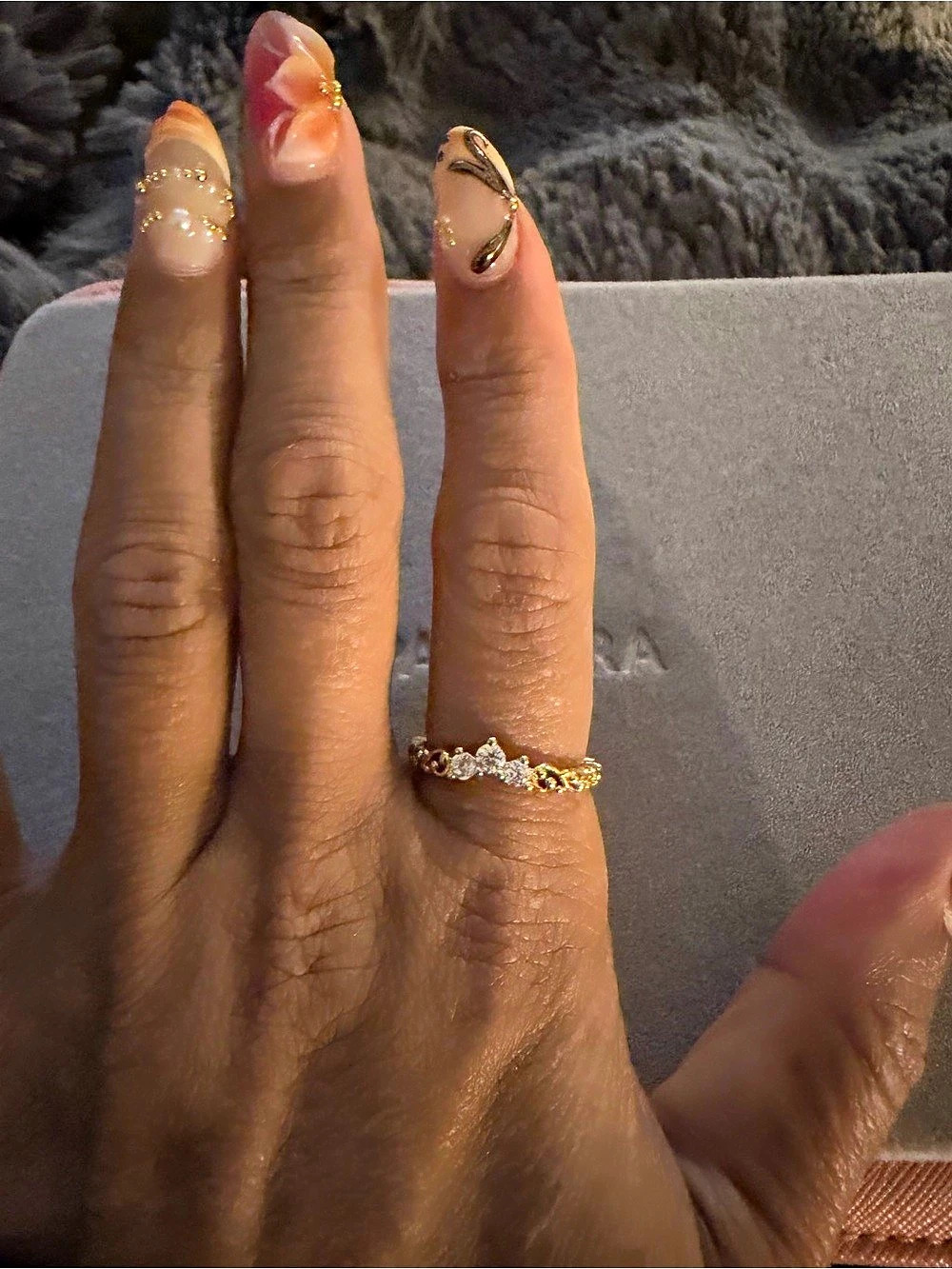Pandora Timeless Wish Tiara Ring Gold